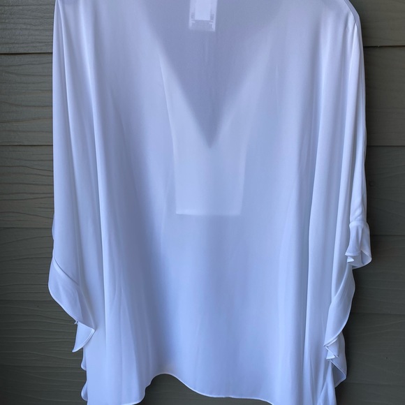 BCBG Maxazria white chiffon ‘Dove’ blouse. XS/S - Picture 6 of 9